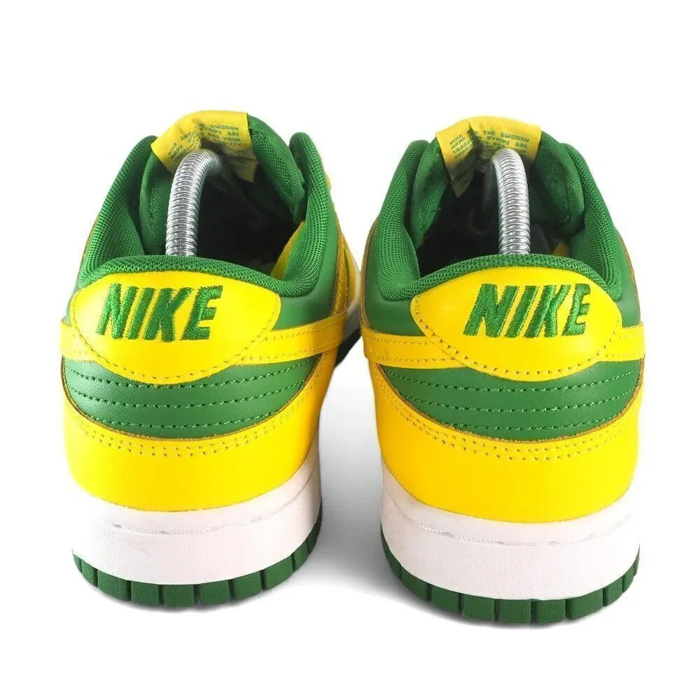 Nike Dunk Low‎ 'Reverse Brazil' Classic 2-Tone Sneakers DV0833-300 Men's 10.5
